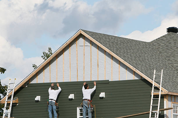 Professional Siding Replacement technician working in Audubon, PA